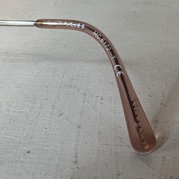 Coach HC6172 Gradient Transparent Peach Womens Eyeglasses - Picture 13 of 13